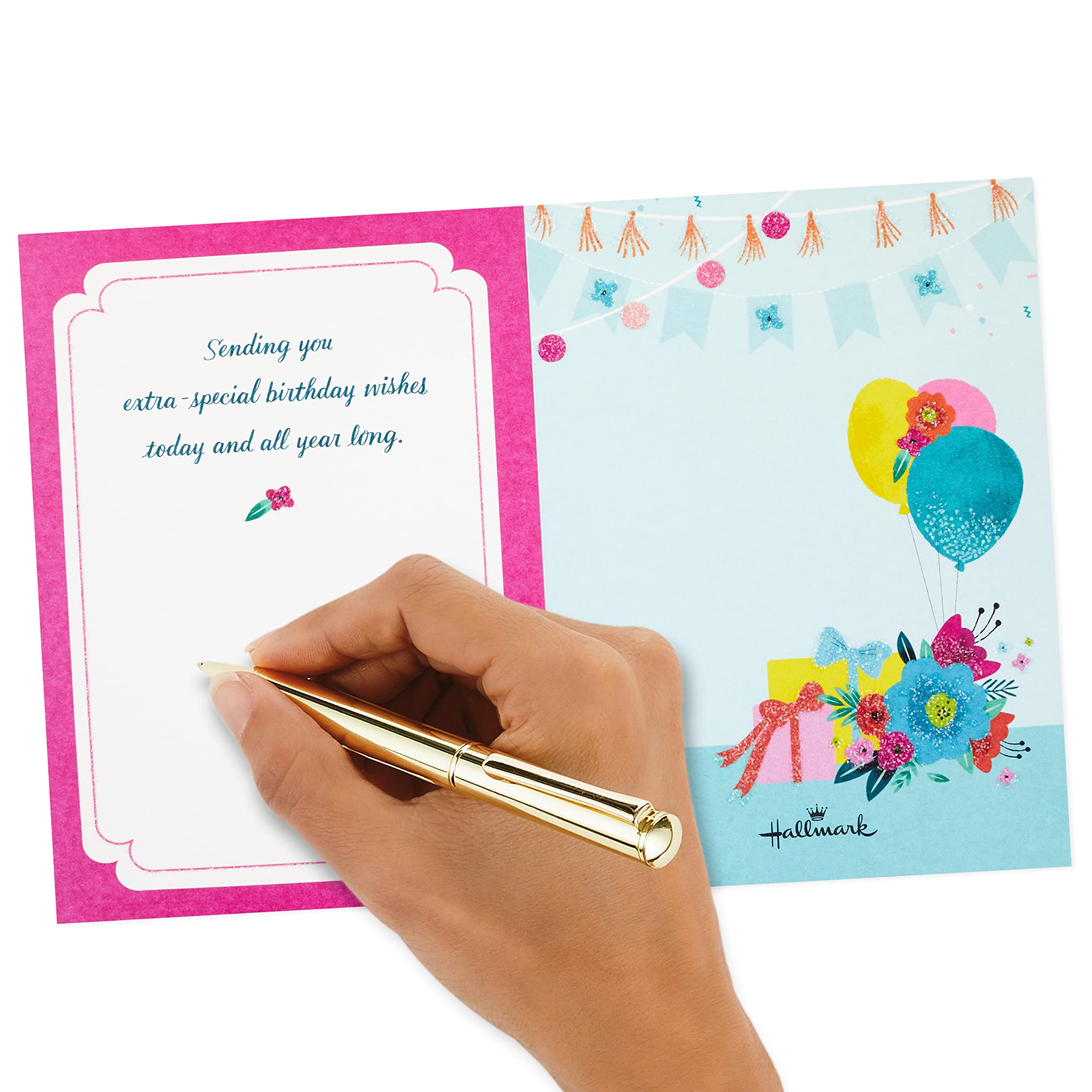 Hallmark Paper Wonder Pop Up Birthday Card (Floral Birthday Cake)