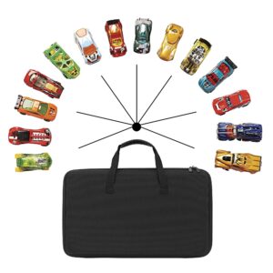 TPCY Toy Cars Carrying Case Compatible with HotWheels Car,Matchbox Cars.Can Store 100 Toy Cars.(Case Only)