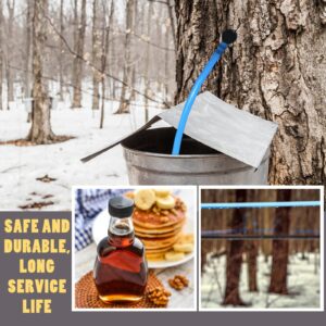 Maple Syrup Taps Vacuum Tubing Lines Maple Syrup Tree Tapping Tubing Line Syrup Collection Tubes with 10 Pieces Maple Tree Taps Plastic Maple Syrup Taps for Maple Birch Syrup Supplies (20 Feet)