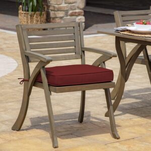 Arden Selections ProFoam Performance Outdoor Seat Cushion 19 x 20, Classic Red