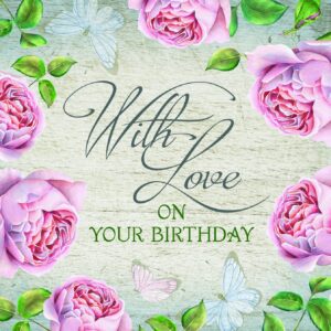 "Birthday Bouquet" - Birthday Greeting Cards - KJV Scripture - (Box of 12)