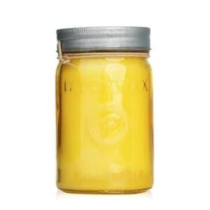 Paddywax Scented Candles Relish Mason Jar with Lid Luxury Artisan Candle, 9.5-Ounce, Fresh Meyer Lemon