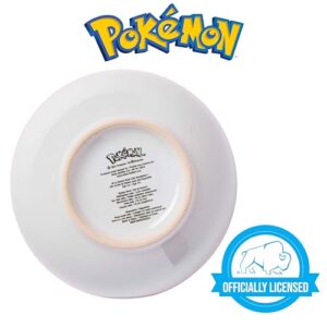 Silver Buffalo Pokemon Pokeball Ceramic Ramen Noodle Bowl with Chopsticks, Microwave Safe, 20 Ounces