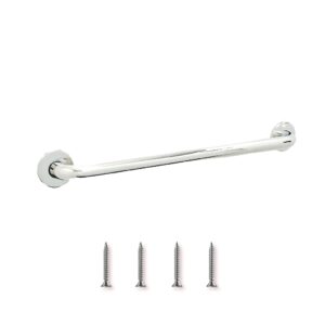 grab bar for bathtub shower - stairs bed toilet bathroom / stand assist & safety handrail / 304 stainless steel / knurled grip / polished chrome / 36"