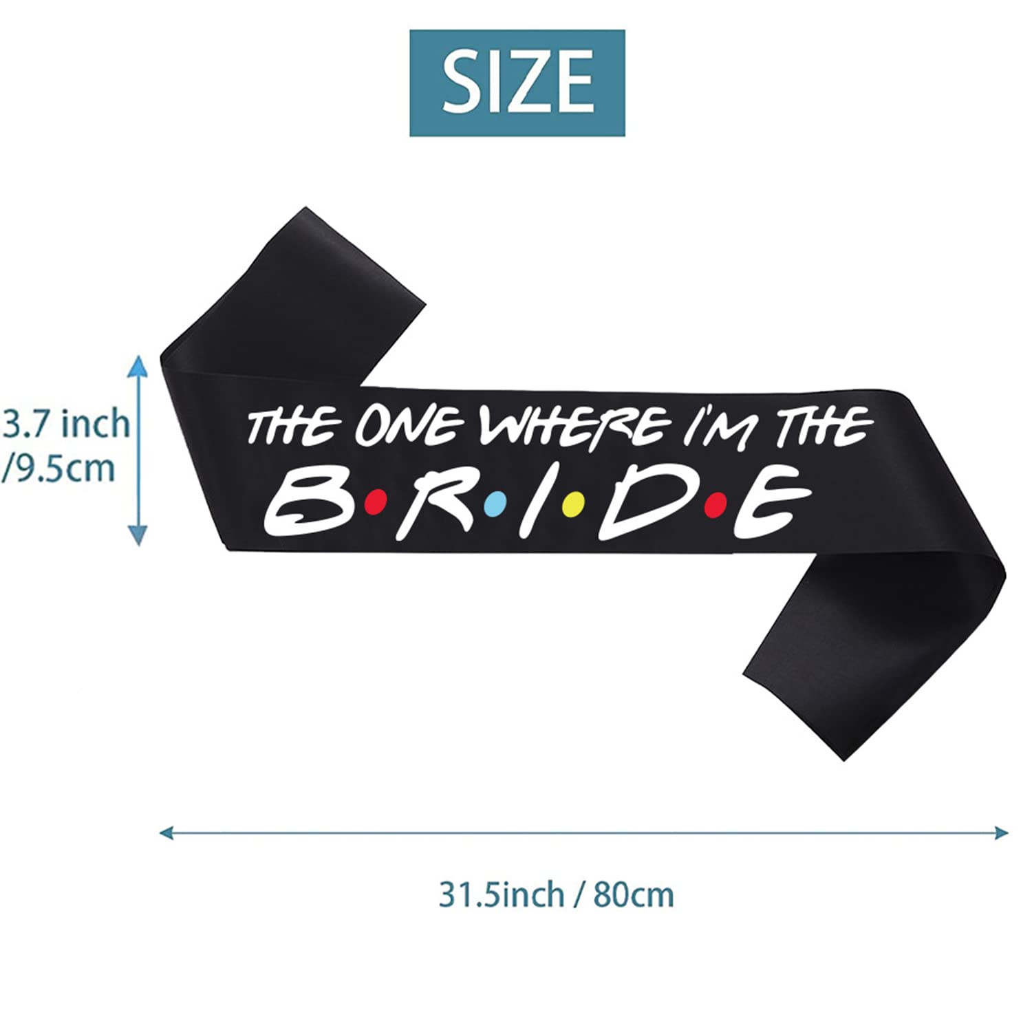 Bride to Be Sash, The one Where I'm The Bride ' Sash for Hens Party Wedding Decorations Party Favors Accessories Future Wifev1