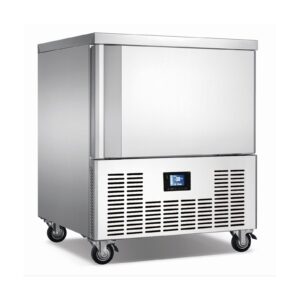 kolice commercial 5 trays blast chiller & freezer, chest freezer, blast freezer, dumpling freezer, batch freezer for pastry, hard ice cream, chicken, fish, dessert etc. -40°f