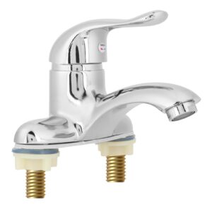 single hole bathroom faucet, g1/2 zinc alloy and abs hot and cold water mixing sink faucet, single-handle bathroom faucet