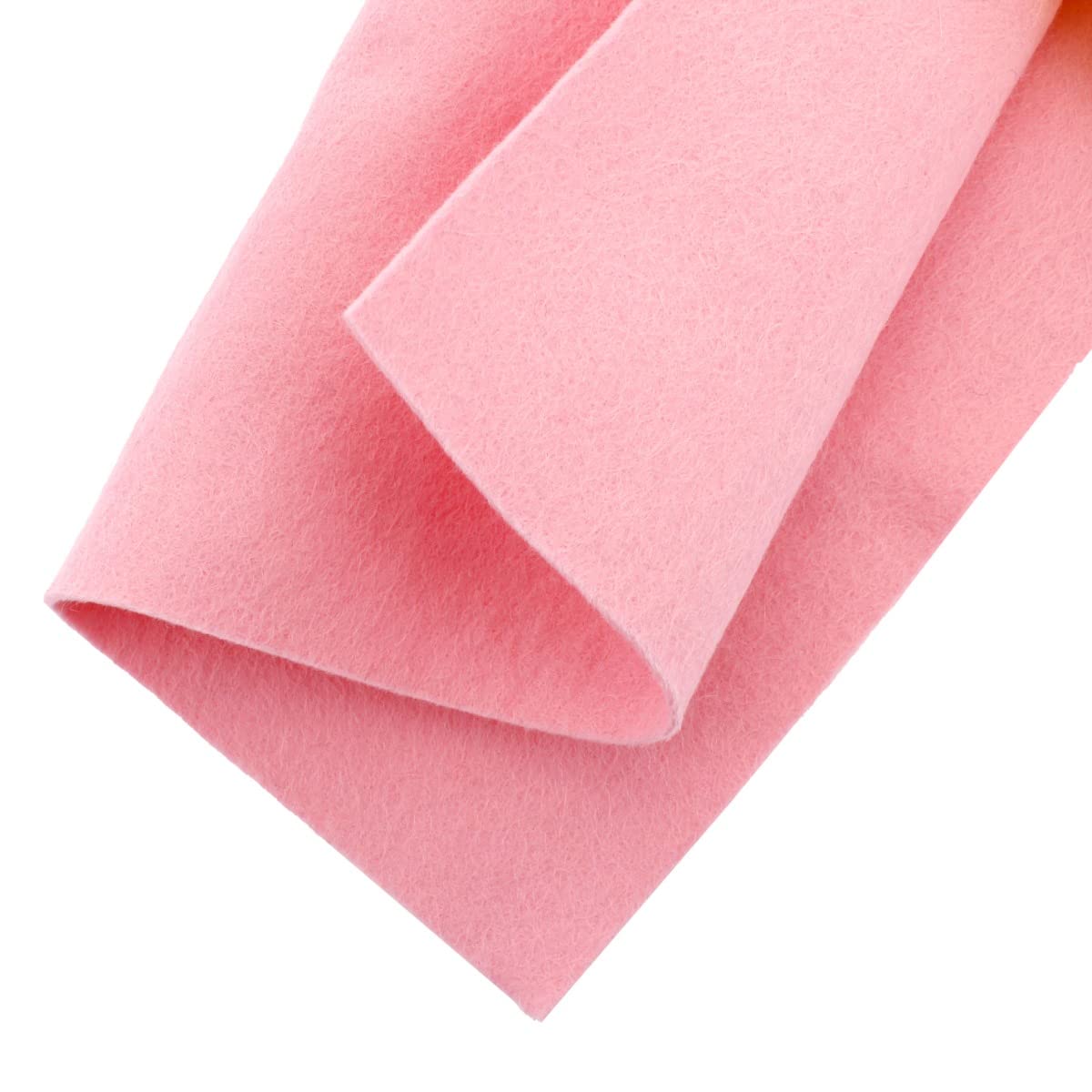 HairBow Center LLC HBC Merino Wool Blend Felt Crafting Sheets (8 5/8inx11 5/8in) Bubblegum Pink