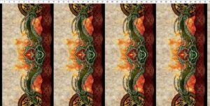 in the beginning dragons - the ancients 12drg1 border stripe, 44 inches