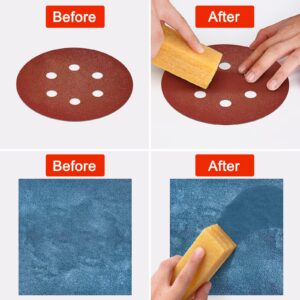 WCIC 1 Pack Abrasive Cleaning Stick 1-1/2" x 1-1/2" x 7-7/8" Natural Rubber Eraser Stick for Sanding Belts & Sanding Discs & Skateboard Grip Cleaner & Woodworking Eraser