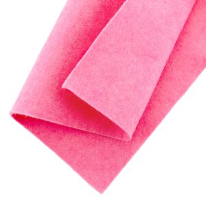 hairbow center llc hbc merino wool blend felt crafting sheets (8 5/8inx11 5/8in) bubblegum pink