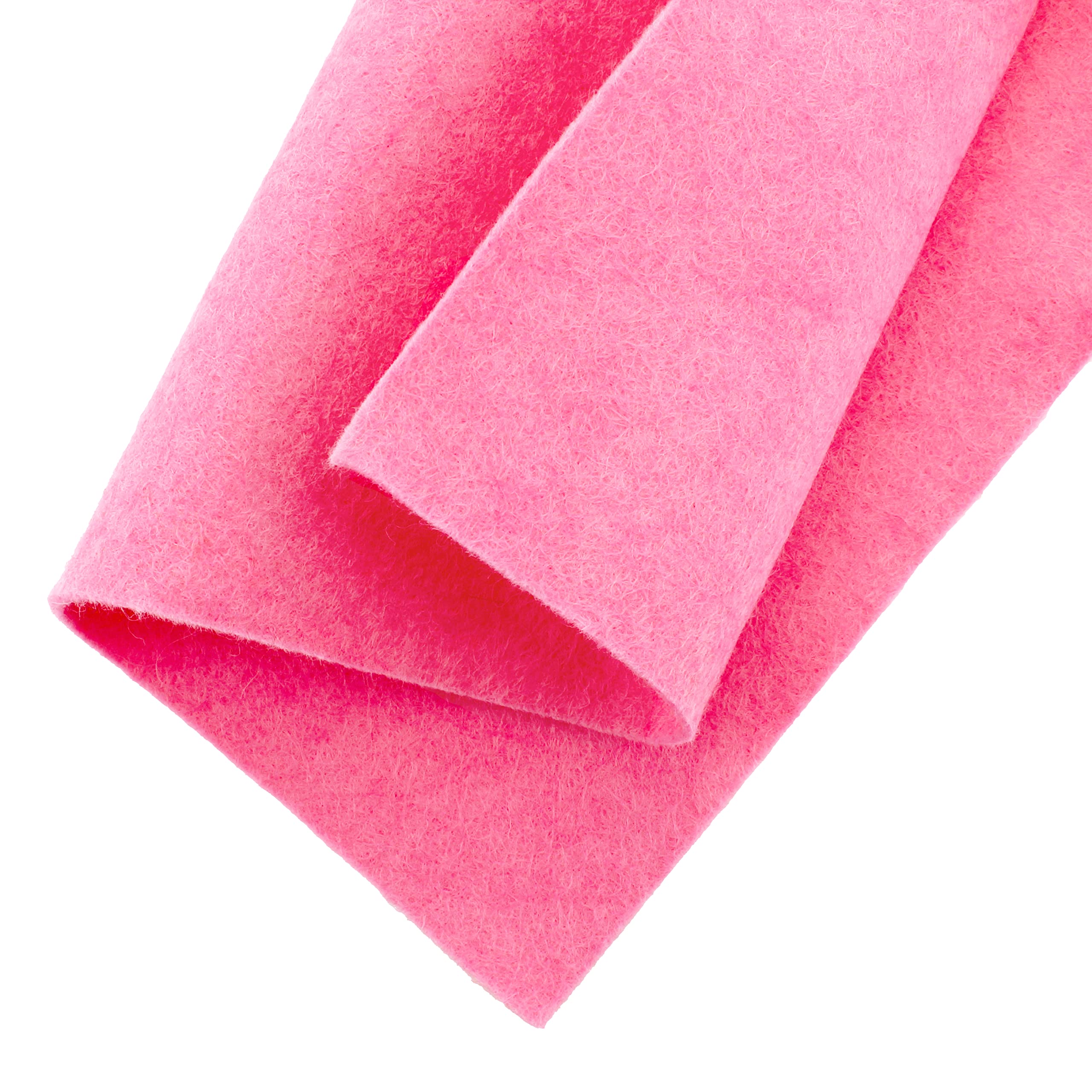 HairBow Center LLC HBC Merino Wool Blend Felt Crafting Sheets (8 5/8inx11 5/8in) Bubblegum Pink