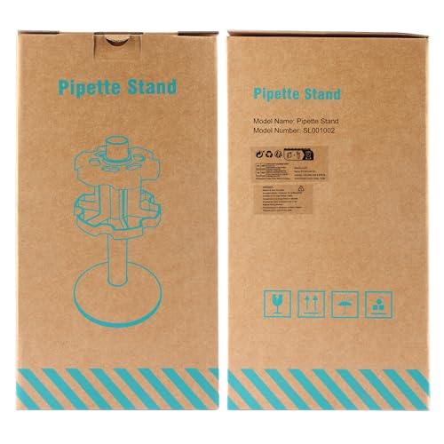 stonylab Pipette Stand, Lab Universal Pipette Holder Pipet Stand Rack for General Pipette Models