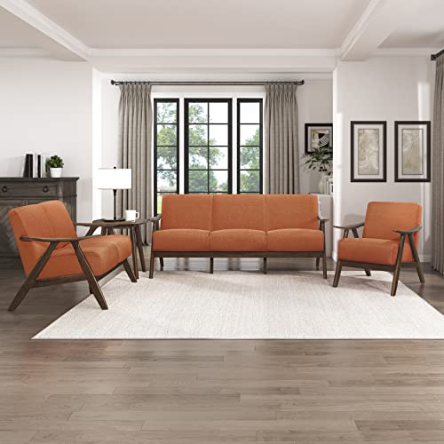 Lexicon Montana Living Room Loveseat, Orange