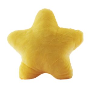 zhidiloveyou star pillow plush yellow, stuffed star shaped pillow cute toy for kids 15.7 inch