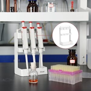 stonylab Pipette Stand, Lab Universal Pipette Holder Pipet Stand Rack for General Pipette Models