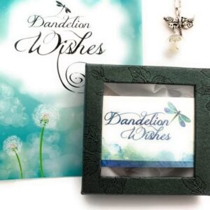 Smiling Wisdom - A Dandelion Wish of Joy Greeting Card and Real Seeds Gift Set - Goodbye, Birthday, Retirement, Journey, Graduation - Women - Dragonfly Dandelion Dangle