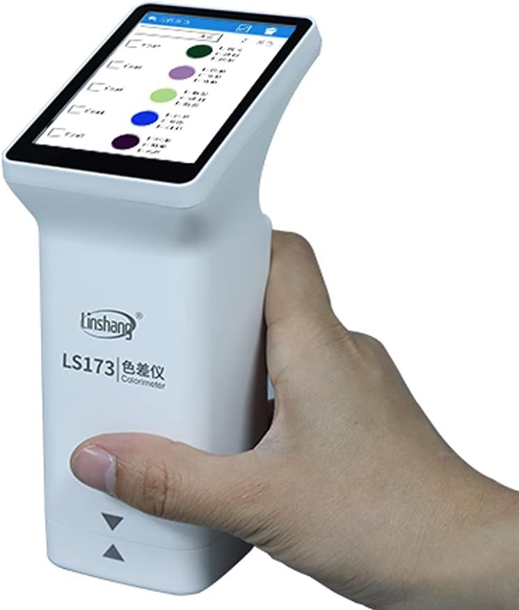 RaeSung LS173 Smart Touch Screen Colorimeter Color Meter Tester for Coating Ceramic Plastic Paint Color Measurement Comparison