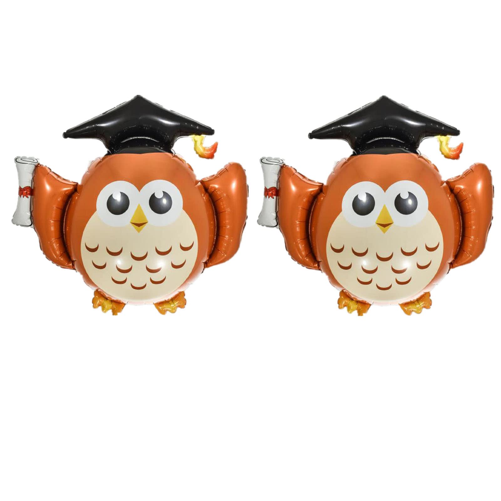 AVMBC 2025 Graduation Mylar Foil Balloons, Graduation Cap Balloon Decorations, Grad Owl Graduation Balloons - Congrats Grad Owl Balloons 2024 for Graduation party Decorations Supplies