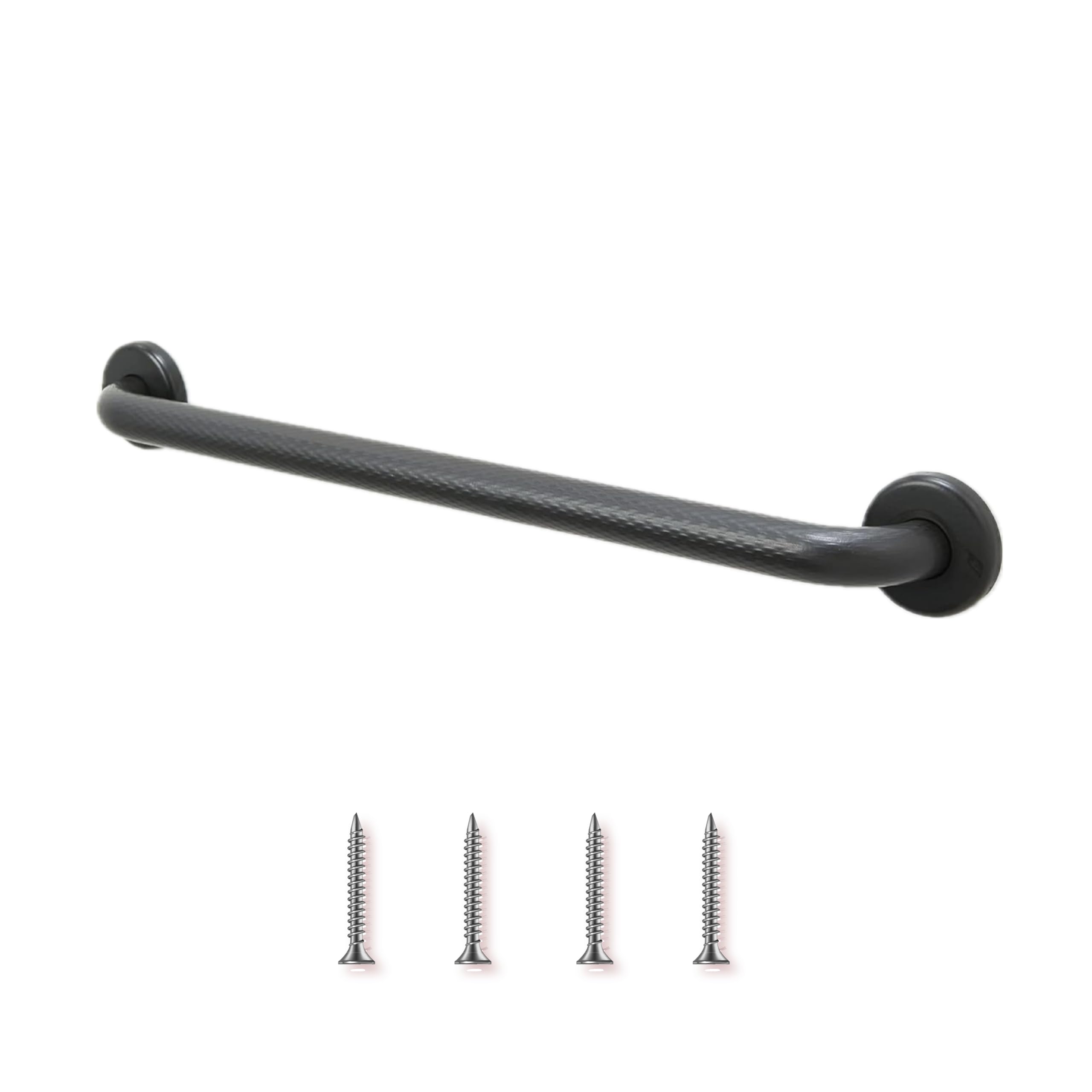 Grab Bar for Bathtub Shower - Stairs Bed Toilet Bathroom / Stand Assist & Safety Handrail / 304 Stainless Steel / Shur Grip / Oil Rubbed Bronze / 36"