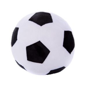 zhidiloveyou 9" plush soccer ball stuffed toy, plush football pillow soccer gift for kids