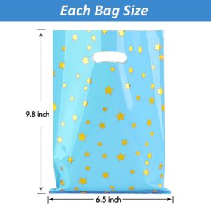 ZGORENDZ 48 Pack Party Favor Bags Cute Star Goodie Bags for Kids Birthday, Plastic Party Gift Bag Bulk for Baby shower, Wedding, Thanksgiving, Christmas, New Years