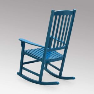 Cambridge Casual Somerset Solid Wood 2-Pieces Porch Rocking Chair, Celestial Blue