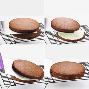 2 Pcs Cake Lifter, Stainless Steel Pizza Transfer Tray Cake Spatula Moving Plate Cake Lifter Shovel Pastry for Kitchen Bread Pastry Baking