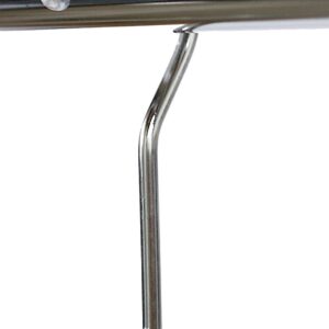 Simple Houseware Adjustable Closet Hanging Rod, Chrome - 2 Pack