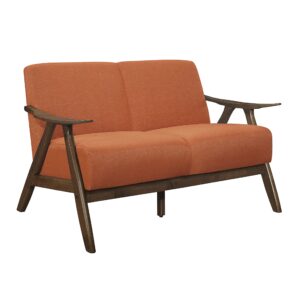 Lexicon Montana Living Room Loveseat, Orange