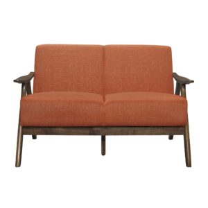 Lexicon Montana Living Room Loveseat, Orange