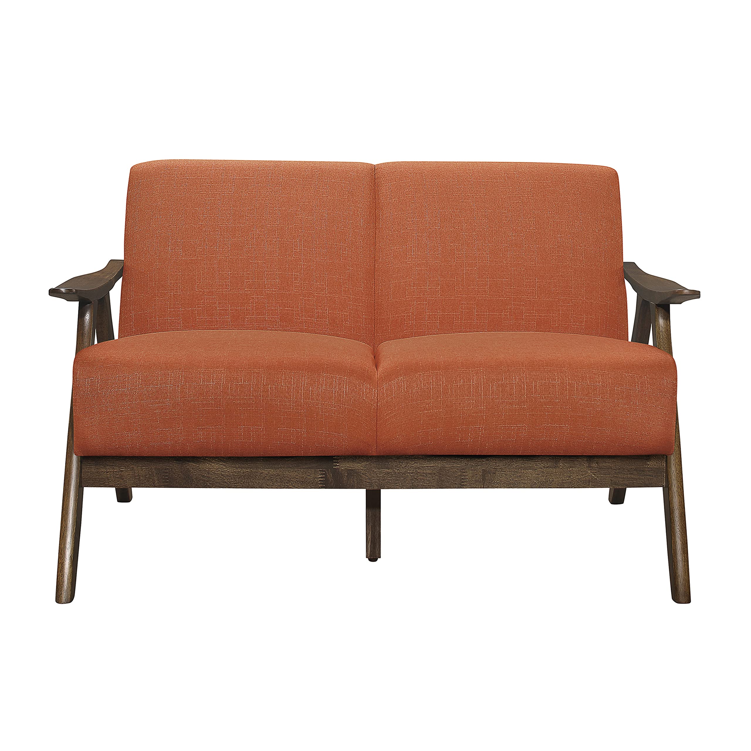 Lexicon Montana Living Room Loveseat, Orange