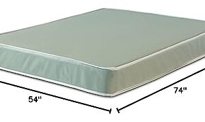 Mayton 9-Inch Vinyl Memory Foam Medium Firm Hybrid Mattress, Water Proof Mattresses Provide Comfortable and Relaxing Sleep Every Night, Durable Pocket Coil Springs for Proper Body Support, Full