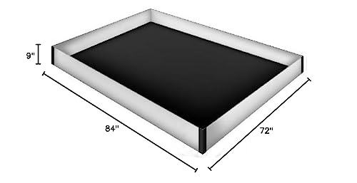 Cal King 95% Waveless Water Mattress with 12 Mil Liner, Fill Kit & 4oz Waterbed Conditioner & Electric Drain Pump