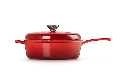 Le Creuset Enameled Cast Iron Signature Cassadou, 3.75 qt., Cerise