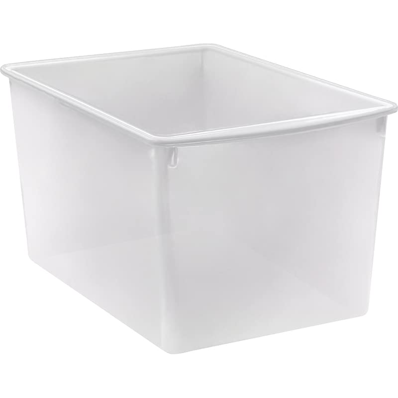 Teacher Created Resources Plastic Multi-Purpose Bin, Clear