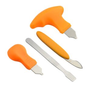 XINMEIWEN 4Pack Model Separator Model Part Opener Basic Tool Set for Building Splitting Car Model Airplane Model (Orange)