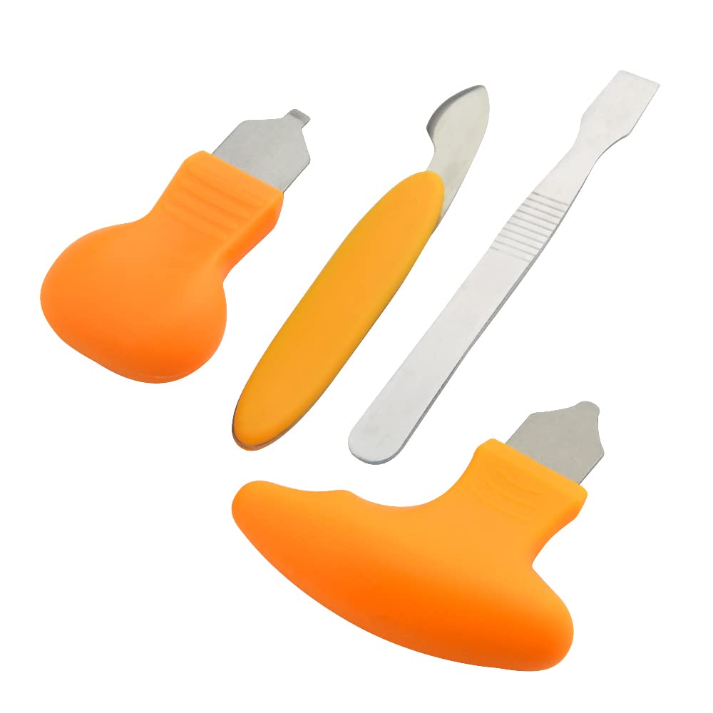 XINMEIWEN 4Pack Model Separator Model Part Opener Basic Tool Set for Building Splitting Car Model Airplane Model (Orange)