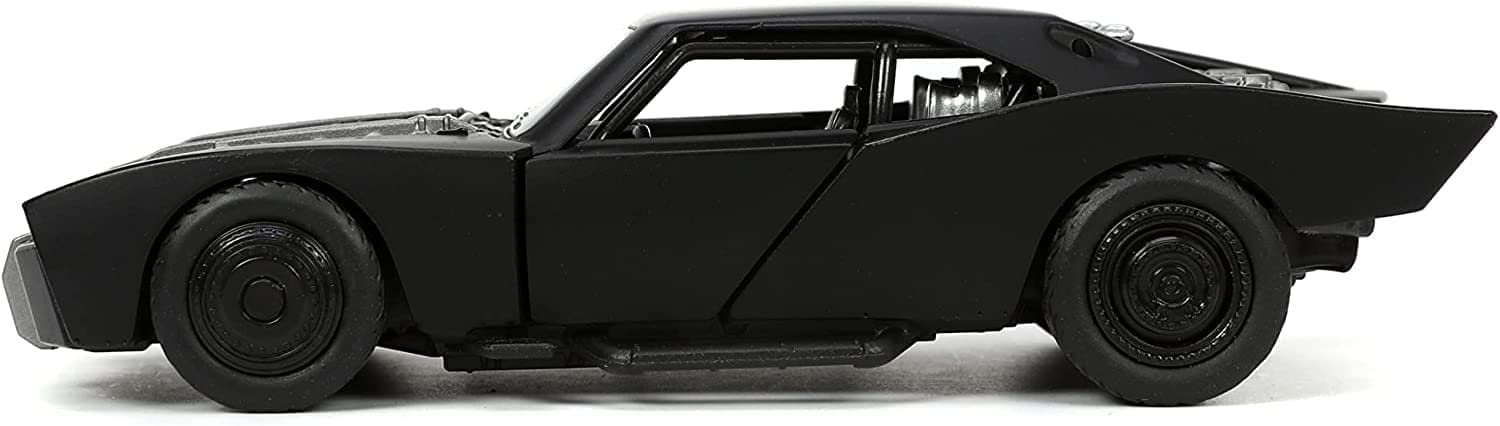 Jada Toys Hollywood Rides 2022 Batmobile W/Batman FIG 1/32 Vehicle Black