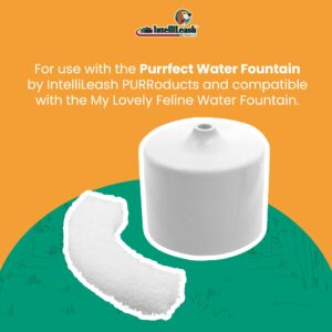 Purrfect Water Fountain Filter Set: 5-Layer Filter and Sponge Filter