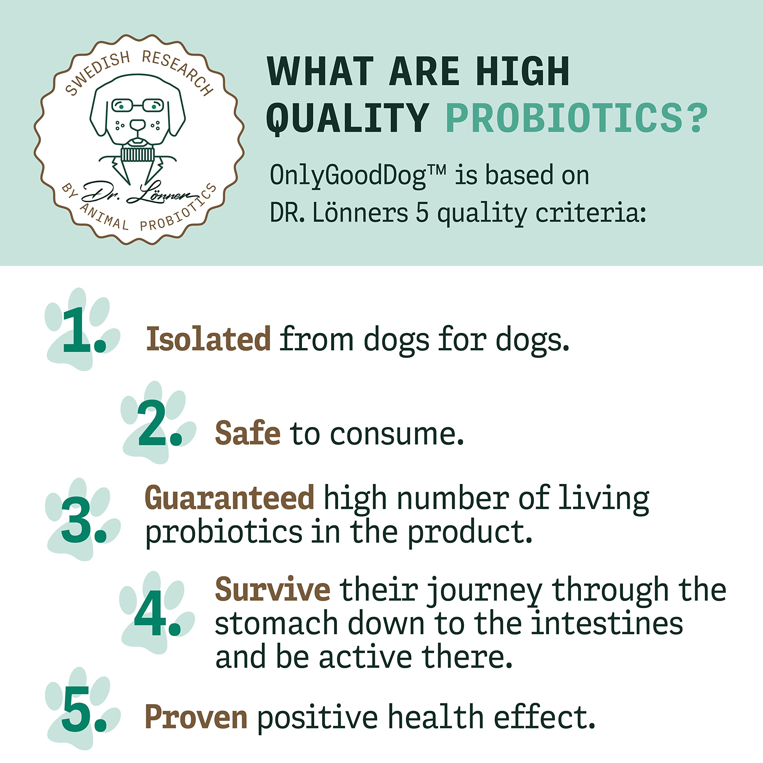 Only Good Dog Daily Probiotics for Dogs, Dog Probiotic Powder with Digestive Enzymes for Digestive Health, Gut Flora, Diarrhea, Fur & Skin Health, Immune Support - Flavorless (25 Sticks)