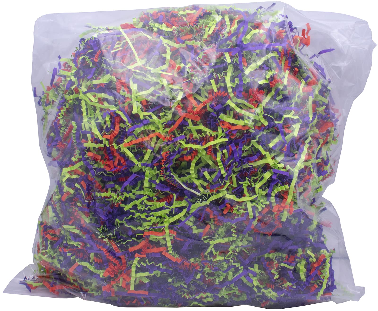 Stephanie Imports Made In USA 3-Ply Crinkle Cut Shredded Paper 2 lbs (Trick or Treat Halloween Blend)