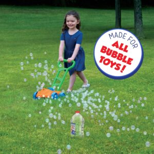 Little Kids Bubbles by Fubbles| Made in The USA |64oz Non Toxic Bubble Solution |Bubble Refill for Bubble Machines and Toys, Clear,12381