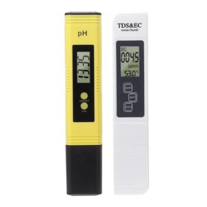 jyving portable digital 3 in 1 tds/ec/temp meter aquarium water conductivity tester pen filter measuring ph meters