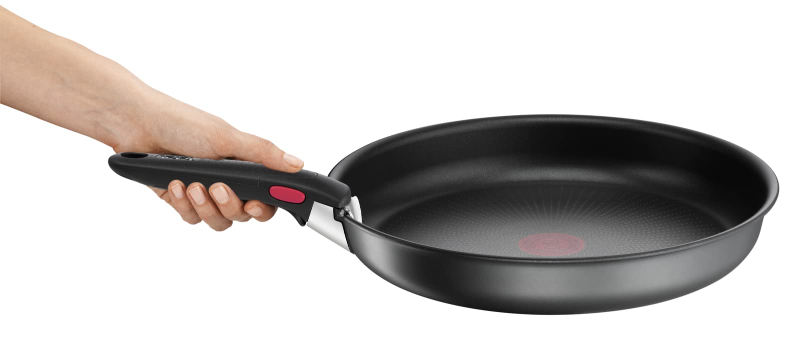 Tefal Ingenio Black Handle, Stackable, Removable, 100 Percent Safe, 10 Year Guarantee, L9863342