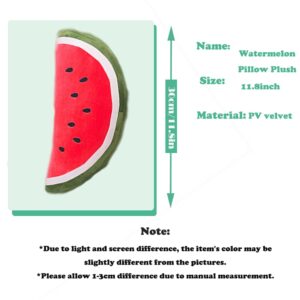 CHELEI2019 11.8" Watermelon Plush Pillow,Hugging Stuffed Fruit Plush Toy Gifts for Kids