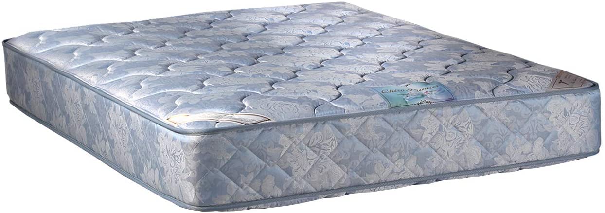 DS Solutions USA Chiro Premier Double-Sided Orthopedic (Blue) Full XL Mattress Only with Mattress Cover Protector - Fully Assembled, Innerspring Coils, Long Lasting Comfort