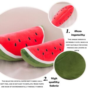 CHELEI2019 11.8" Watermelon Plush Pillow,Hugging Stuffed Fruit Plush Toy Gifts for Kids