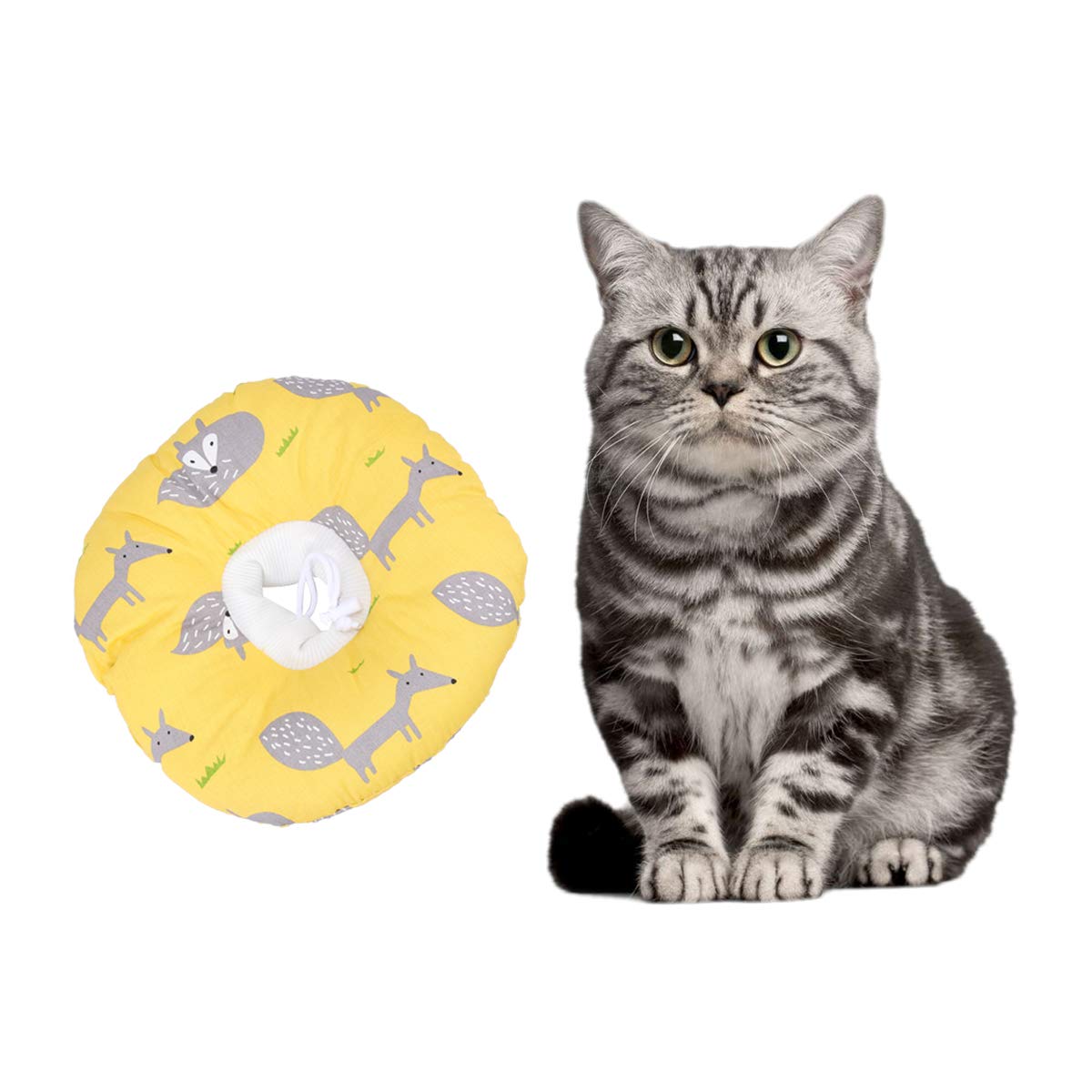 Elizabethan Collar for Cat Neck Protector Creative Cat Collar Dog Cones for Small Dogs Dog Cones for Medium Dogs Dog Collars for Small Dogs Soft Cone for Dogs Substitute Pet