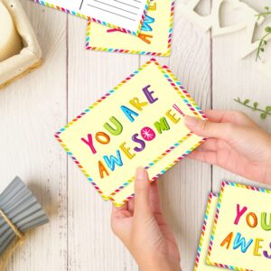 KiDEPOCH 60 Pack You Are Awesome Postcards 4” x 6” Kudos Appreciation You Are Awesome Note Cards for Kids and Adults Colorful Appreciation Thank You Cards You Are Awesome Greeting Cards